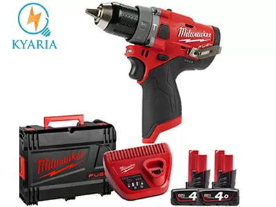 Máy khoan pin động lực Milwaukee M12 FPD-402C SET (2 Pin 4Ah + 1 sạc)